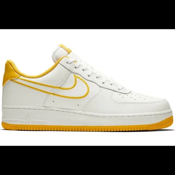 Nike Air Force 1 Low
White - Yellow stitching - Picture 1 of 5
